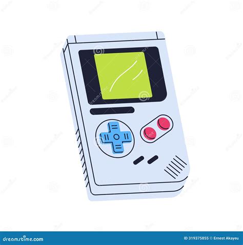Game Controller, 90s Mobile Gamepad. Retro Nostalgic 1990s Gaming