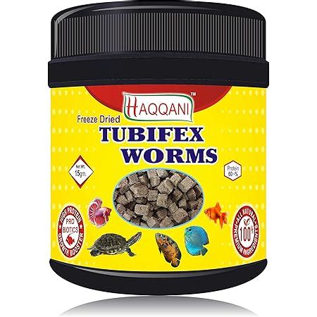 Buy Hallofeed Freeze Dried Tubifex Worms Dry Staple Frozen All Life