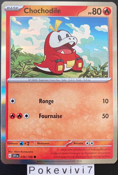 Carte Pokemon Chochodile Holo Promo Sv Fr Ecarlate Et Violet Fr