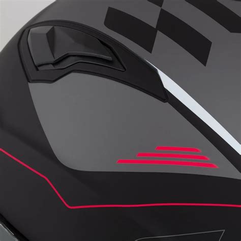 Motorcycle Helmet Cassida Jet Tech Roxor Matte Black White Red Gray