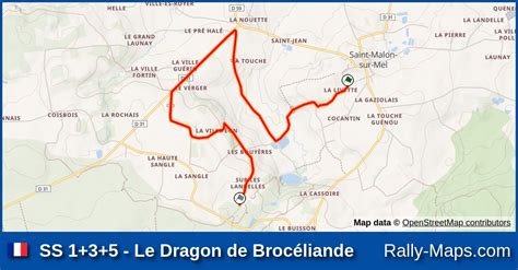 Ss Le Dragon De Broc Liande Stage Map Rallye R Gional De