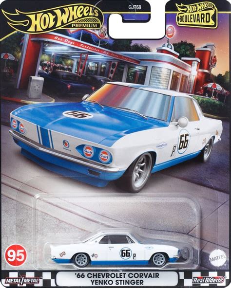 Hot Wheels Boulevard HRT Racewagen Jaar Metaal Blauw Wit Bol