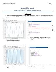 Ecet W Lab Signal Generation Docx Ecet Signals And Systems