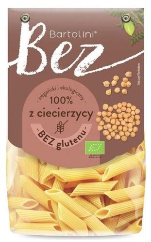 Makaron Z Ciecierzycy Rurki Penne Bezglutenowy Bio G Bartolini