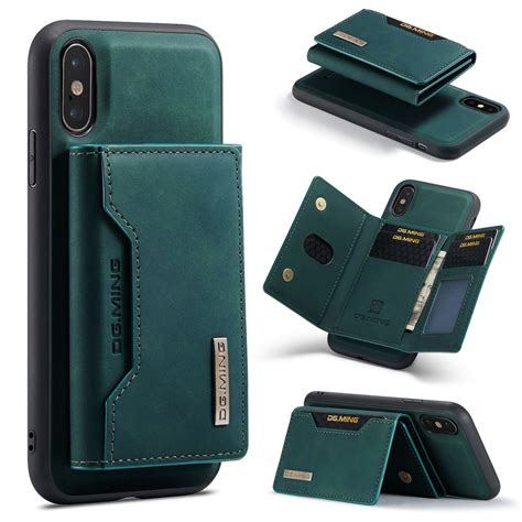 DG.MING Mагнитный кожаный чехол для Apple iPhone X / XS / Айфон Х XC ...