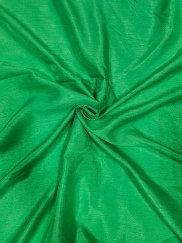 Plain Green Banglori Silk Fabric At Rs 30 Meter In Surat ID 26604934533