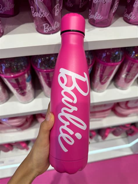 Miniso Barbie Pink Metal Water Bottle Ml Furniture Home Living