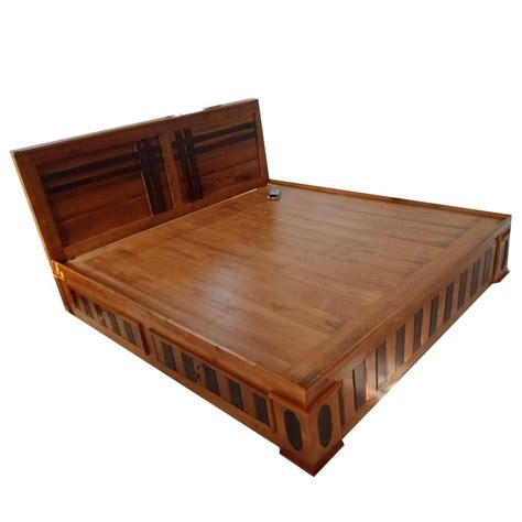 Full Size Teak Wooden Cot Bed Without Storage At Rs In