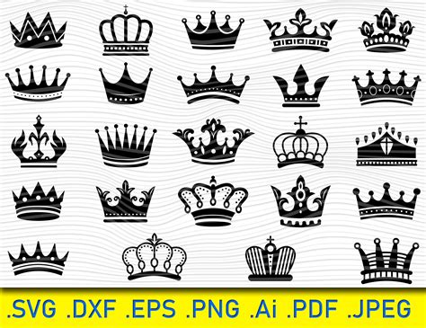 Crown Svg Crown Clipart Tiara Svg Princess Tiara Svg King Etsy