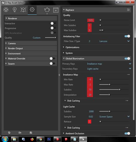 Vray 5 Sketchup Interior Render Settings