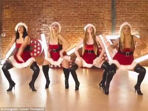 Professional dancers recreate Jingle Bell Rock video | Daily Mail Online