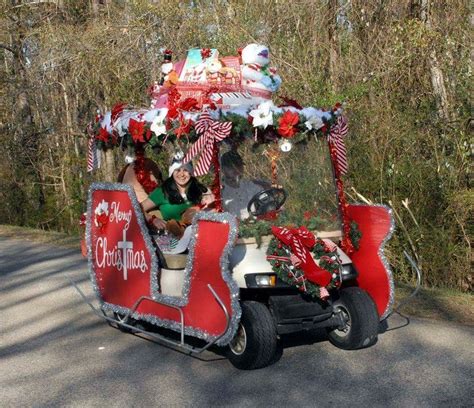 Golf Cart Christmas Parade Ideas