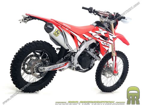 Silencieux d échappement RACE TECH ARROW pour Honda CRF 450 L à XR de