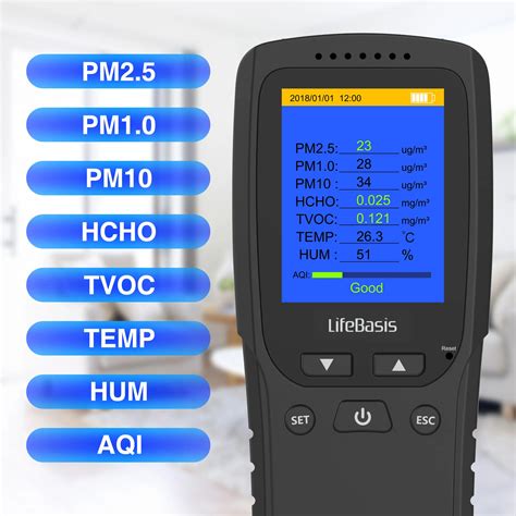 Portable Air Particle Tester Formaldehyde Gas Detector - Buy Air ...