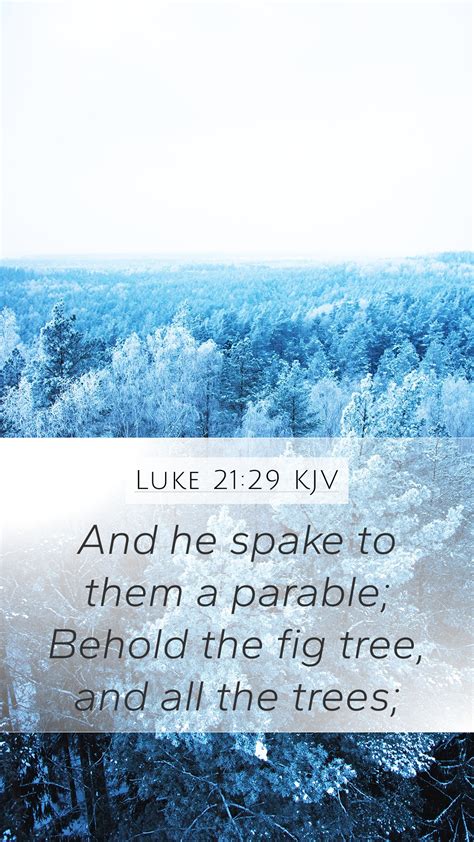 Luke Kjv Mobile Phone Wallpaper And He Spake To Them A Parable