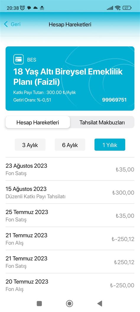 Türkiye Hayat Emeklilik BES Kayıp Yaşama Şikayetvar