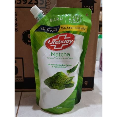 Jual Lifebuoy Matcha Green Tea And Aloe Vera Ml Shopee Indonesia