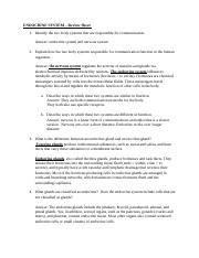 Endocrine System Review Sheet 1 Docx ENDOCRINE SYSTEM Review Sheet