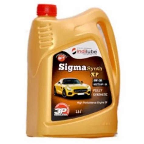 Indilube W Fully Synthetic Automotive Engine Oil Can Of L At