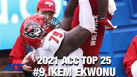 9 Nc State Ol Ikem Ekwonu 2021 Acc Football Top 25 Returning Players