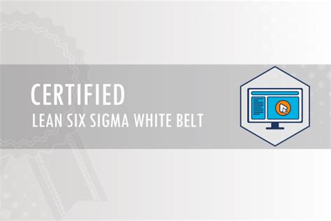 Certified Lean Six Sigma White Belt On Demand Pmi Learning