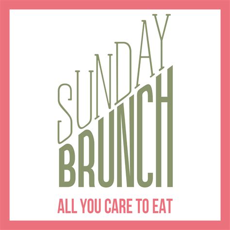 Sunday Brunch Clipart