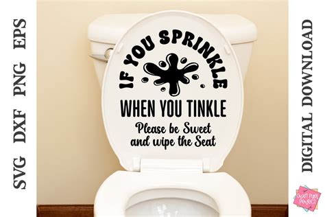 Funny Toilet Sign Svg, Kids Bathroom Svg, Toilet Lid Svg, Washroom Svg ...