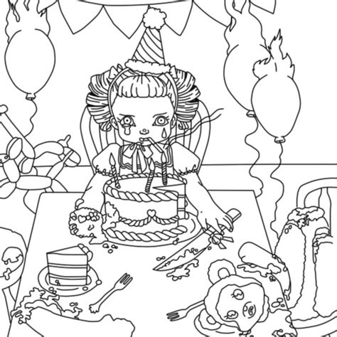 Melanie Martinez Crybaby Coloring Book Pages