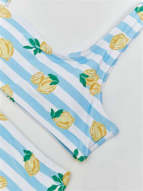 LCW Kids LCW Kids Mavi Hızlı Kuruyan UV Korumalı Kız Çocuk Bikini S CY Z LQK LCW