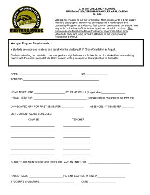 Fillable Online Jwmhs Pasco K Fl Please Fill Out The Form Below Next