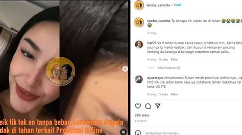 Asyik Main Tiktok Cassandra Angelie Tersangka Kasus Prostitusi Dihujat