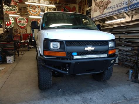 Chevrolet Express Stealth Winch Bumper Chevy Express Cool Vans Chevrolet 4x4