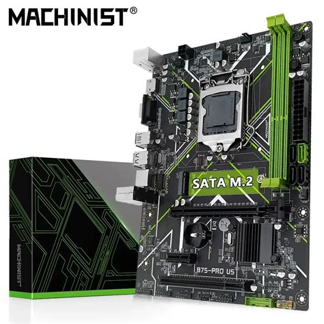 MACHINIST B75 PRO U5 LGA 1155 Motherboard With NGFF M.2 HDMI VGA ...