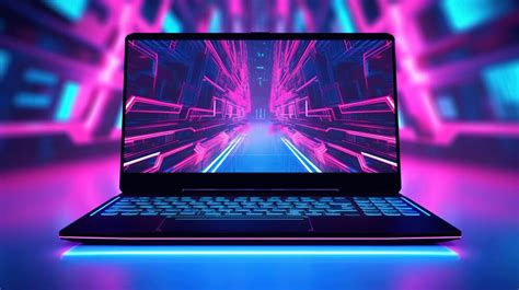 Premium AI Image | black background laptop mockup