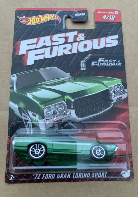 Hot Wheels Fast And Furious Ford Gran Torino Sport Hnr New