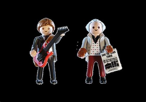 PLAYMOBIL 70459 Back To The Future Marty McFly Und Dr Emmett Brown