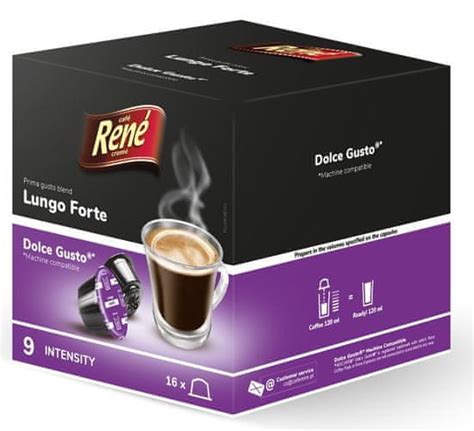 René Lungo Forte kapsle pro kávovary Dolce Gusto 16 ks MALL CZ