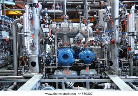 Complex Natural Gas Compressor Station Stock Photo (Edit Now) 44880307