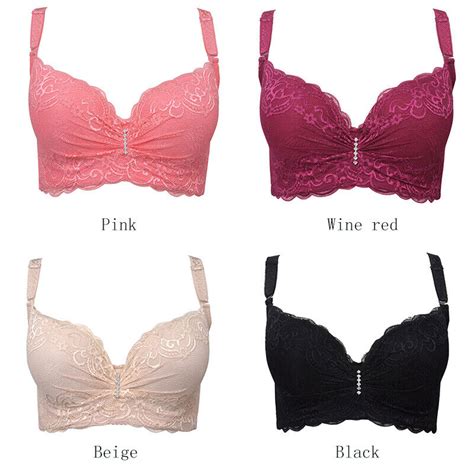 Women Bras A B C D Dd E Push Up Bra Light Line Sexy Lingerie Brassiere Top Ebay