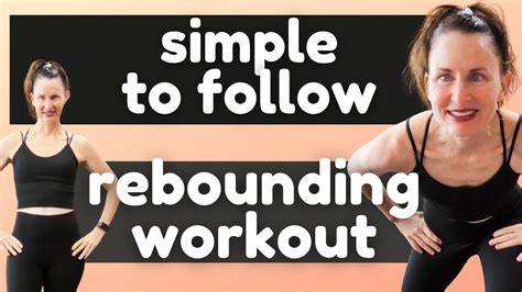 Beginner Rebounding Cardio Bounce Party Easy To Follow Mini Trampoline Routine At Home