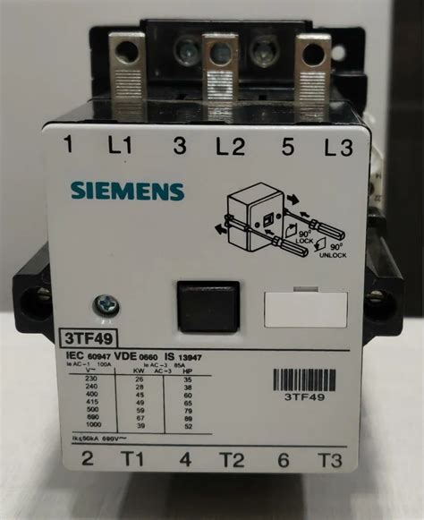 3 Pole Siemens Power Contactor 3TF49 At Rs 8645 In New Delhi ID