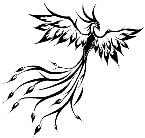 Phoenix Bird Drawing Logo - LogoDix