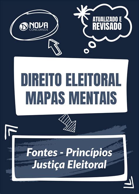 Mapas Mentais Direito Eleitoral Fontes Princípios Justiça