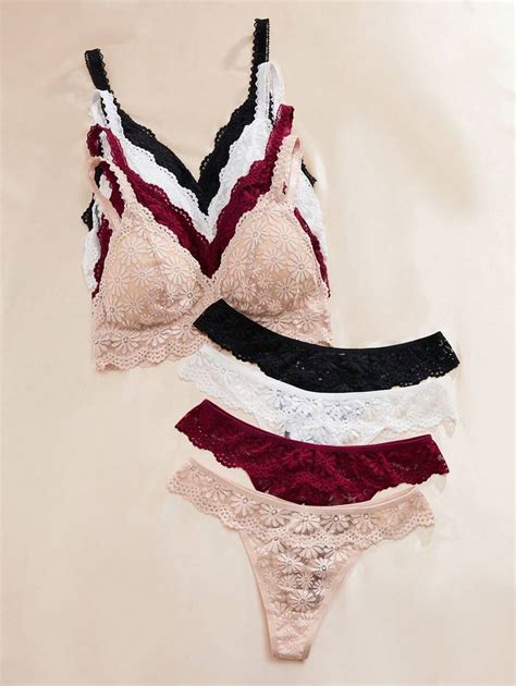Lace Lingerie Set For Women SHEIN USA