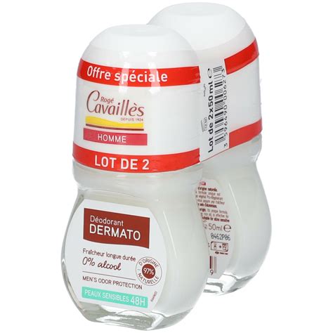 Rogé Cavaillès Homme Déodorant DERMATO Peaux Sensibles 48H Roll on 100