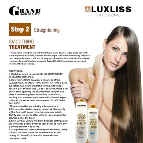 Luxliss Premium Keratin Smoothing Treatment 500ml Grand Hair Beauty