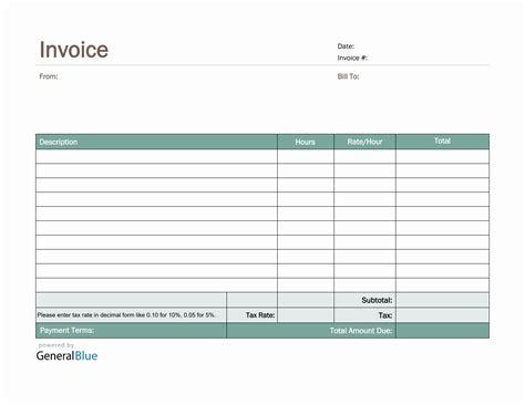 Free PDF Freelance Invoice Templates