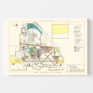 Mcchord Air Force Base Map 1951 Old Map of Mcchord Air Force Base Art ...