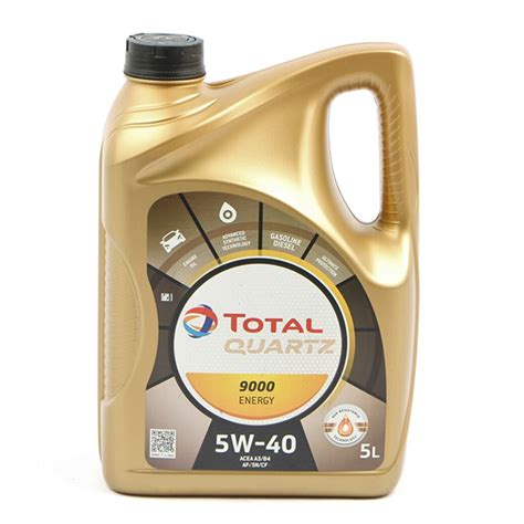 Моторно масло TOTAL QUARTZ 9000 5W40 Energy 5L - AutoWorldbg.com