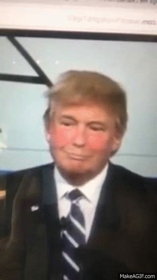 Donald trump barfing rainbows - snapchat on Make a GIF